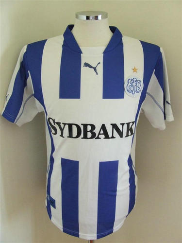 maillot de foot esbjerg fb domicile 2002-2003 pas cher
