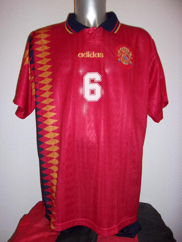 maillot de foot espagne domicile 1994-1996 rétro