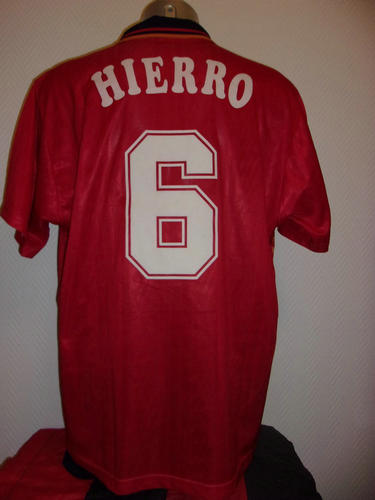 maillot de foot espagne domicile 1994-1996 rétro maillot de foot espagne domicile 1994-1996 rétro
