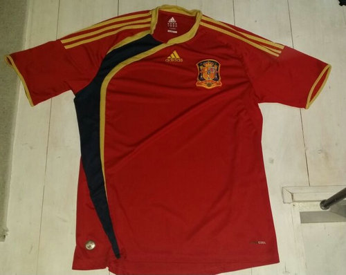 maillot de foot espagne domicile 2009-2010 rétro