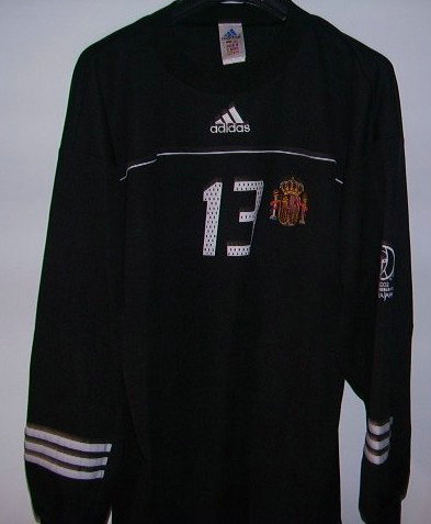 maillot de foot espagne gardien 2002-2004 rétro