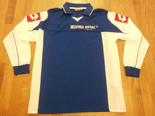 maillot de foot estac troyes domicile 2005-2006 rétro