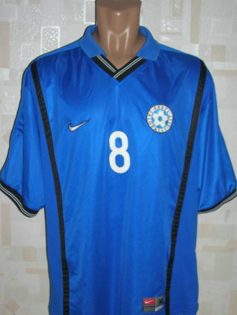 maillot de foot estonie domicile 1997 rétro
