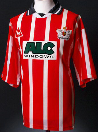 maillot de foot exeter city domicile 1995-1997 pas cher