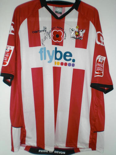 maillot de foot exeter city particulier 2009-2010 pas cher