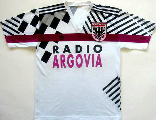 maillot de foot fc aarau exterieur 1991-1992 rétro