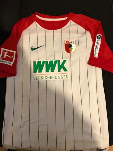 maillot de foot fc augsbourg domicile 2017-2018 rétro