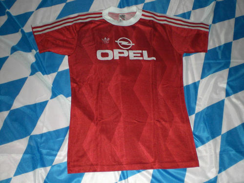 maillot de foot fc bayern munich domicile 1989-1991 rétro
