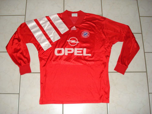 maillot de foot fc bayern munich domicile 1992-1993 rétro