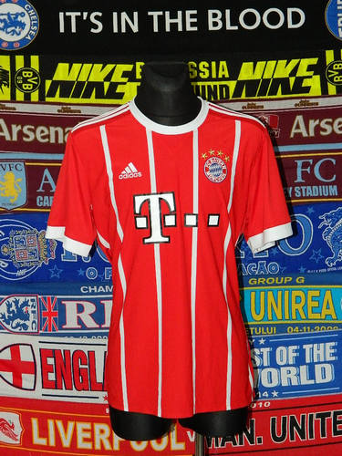 maillot de foot fc bayern munich domicile 2017-2018 rétro