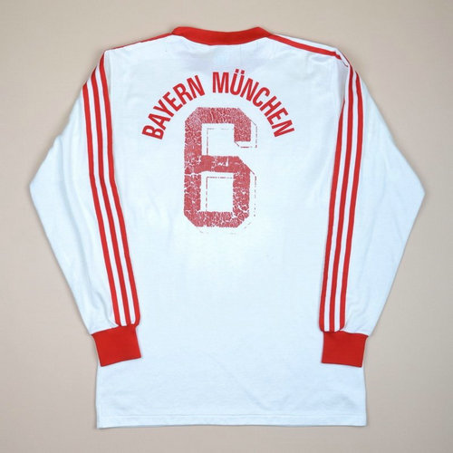 maillot de foot fc bayern munich exterieur 1982-1984 rétro maillot de foot fc bayern munich exterieur 1982-1984 rétro