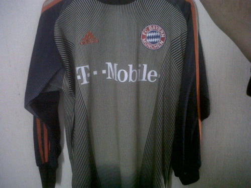 maillot de foot fc bayern munich gardien 2003-2004 rétro