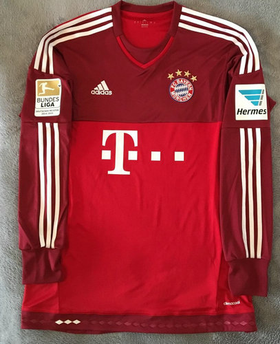 maillot de foot fc bayern munich gardien 2015-2016 pas cher