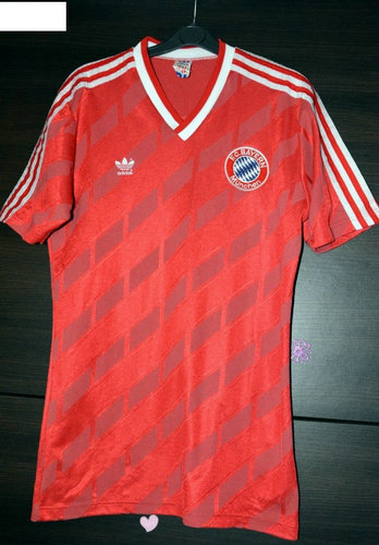 maillot de foot fc bayern munich réplique 1987 rétro