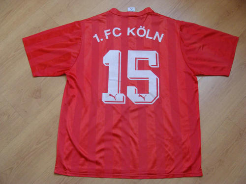 maillot de foot fc cologne exterieur 1988-1990 rétro maillot de foot fc cologne exterieur 1988-1990 rétro