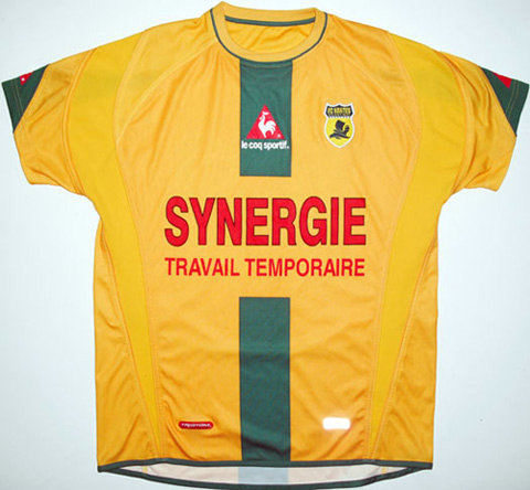 maillot de foot fc nantes domicile 2004-2005 rétro