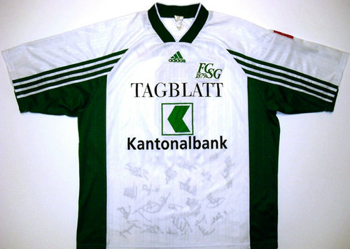 maillot de foot fc saint-gall exterieur 1998-1999 rétro