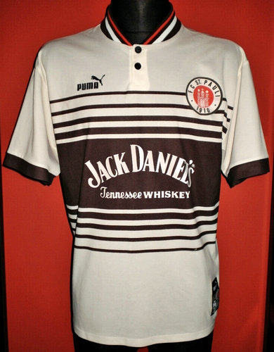 maillot de foot fc sankt pauli domicile 1997-1999 rétro