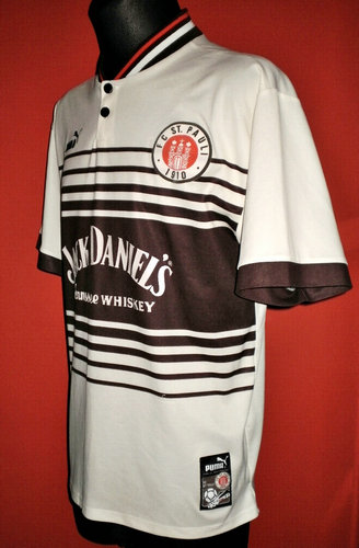 maillot de foot fc sankt pauli domicile 1997-1999 rétro maillot de foot fc sankt pauli domicile 1997-1999 rétro