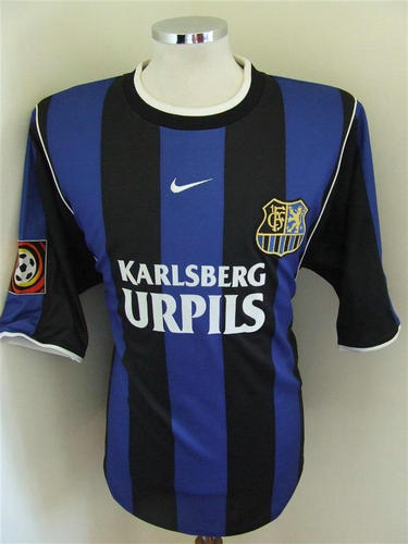 maillot de foot fc sarrebruck domicile 2001-2002 rétro
