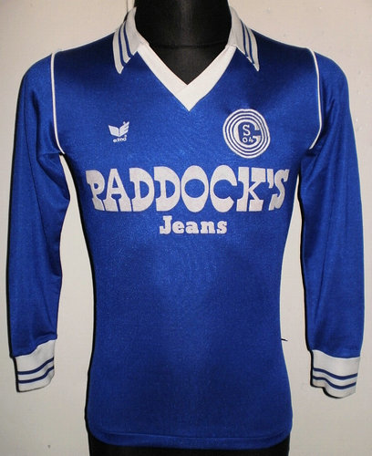 maillot de foot fc schalke 04 domicile 1983-1984 rétro