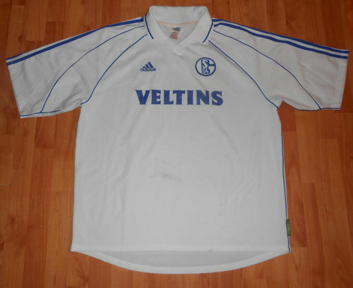 maillot de foot fc schalke 04 exterieur 2000-2001 rétro