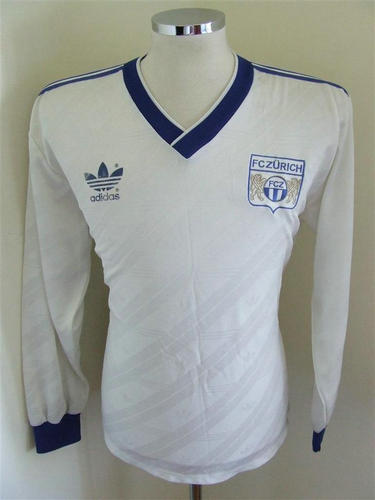 maillot de foot fc zurich domicile 1987 rétro