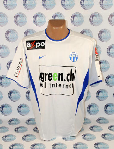 maillot de foot fc zurich domicile 2003-2004 rétro