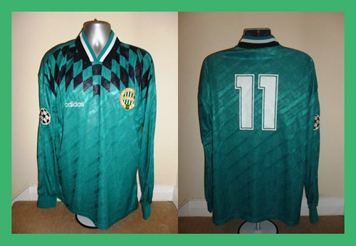 maillot de foot ferencváros tc domicile 1995 pas cher