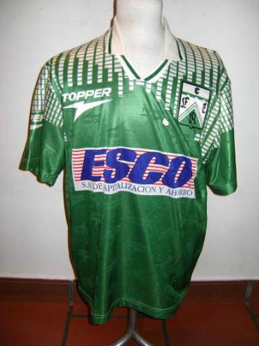 maillot de foot ferro carril oeste domicile 1990 rétro