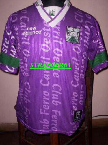 maillot de foot ferro carril oeste exterieur 1998 rétro