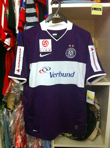 maillot de foot fk austria vienne domicile 2008-2009 rétro