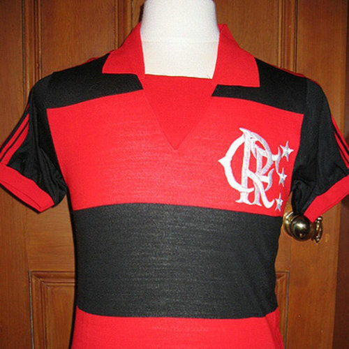 maillot de foot flamengo domicile 1980 rétro