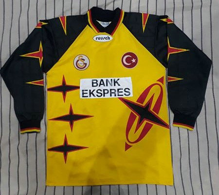 maillot de foot galatasaray gardien 1997-1998 rétro