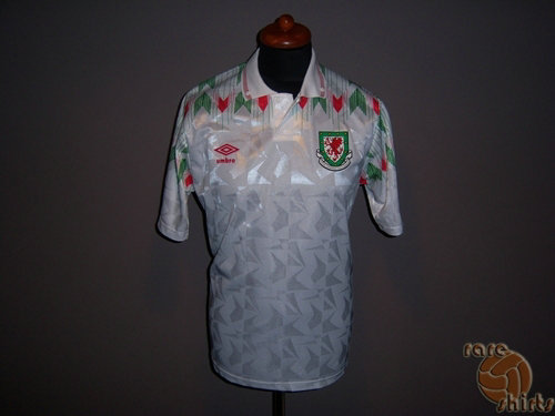 maillot de foot galles exterieur 1990-1993 rétro