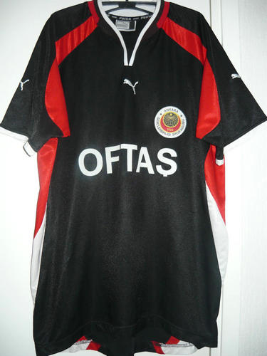 maillot de foot genclerbirligi sk exterieur 2001-2002 rétro