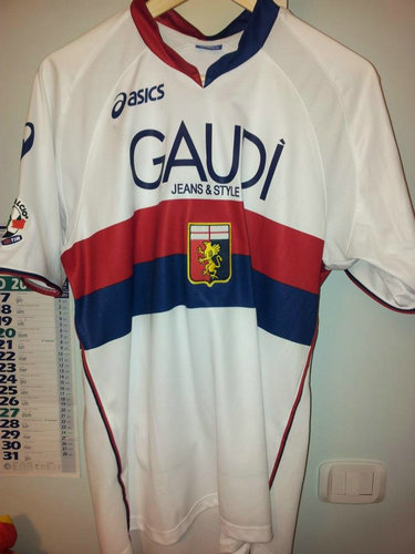 maillot de foot genoa cfc exterieur 2010-2011 rétro