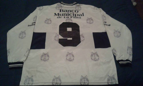 maillot de foot gimnasia la plata domicile 1999-2001 rétro maillot de foot gimnasia la plata domicile 1999-2001 rétro