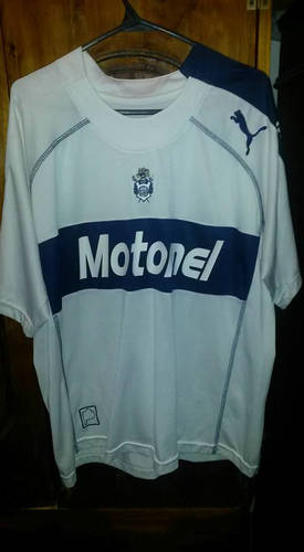 maillot de foot gimnasia la plata domicile 2007-2008 rétro