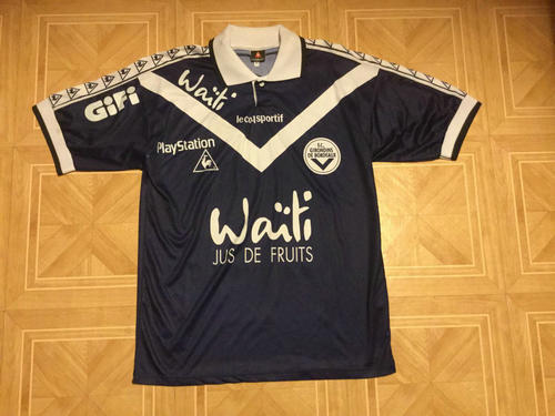 maillot de foot girondins de bordeaux domicile 1997-1998 rétro