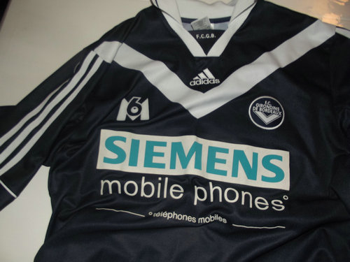 maillot de foot girondins de bordeaux domicile 2000-2001 rétro