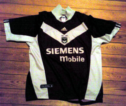 maillot de foot girondins de bordeaux domicile 2001-2003 rétro