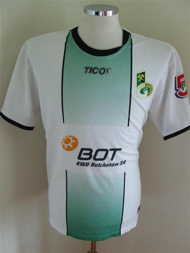 maillot de foot gks bełchatów exterieur 2006-2007 rétro