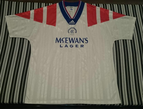 maillot de foot glasgow rangers exterieur 1992-1993 pas cher