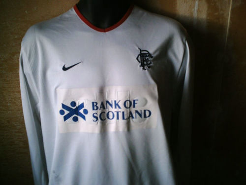 maillot de foot glasgow rangers exterieur 2000-2001 rétro