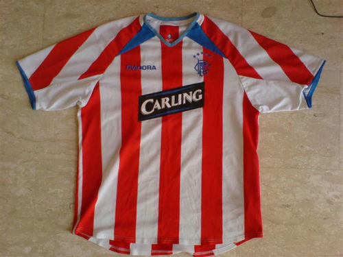 maillot de foot glasgow rangers exterieur 2003-2004 rétro