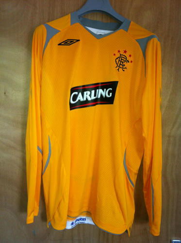 maillot de foot glasgow rangers gardien 2008-2009 pas cher