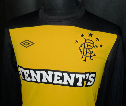 maillot de foot glasgow rangers gardien 2011-2012 rétro