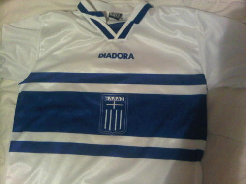 maillot de foot grèce exterieur 1996-1998 pas cher
