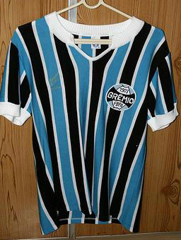 maillot de foot grêmio domicile 1977 rétro